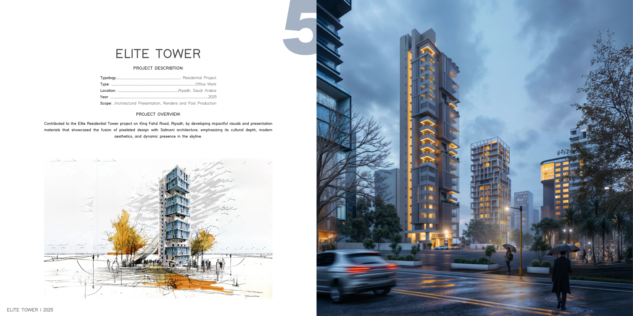 Elite Tower final visualisation